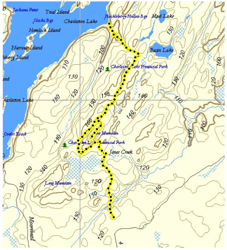 Blue Mountain Trail Map